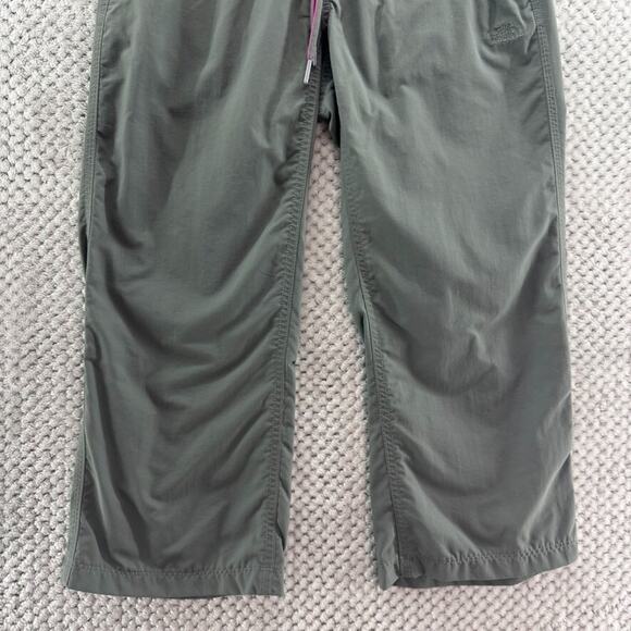 The North Face Pants Women XS Gray Pullon Mid Rise Straight Leg Capri Pockets - Picture 4 of 14